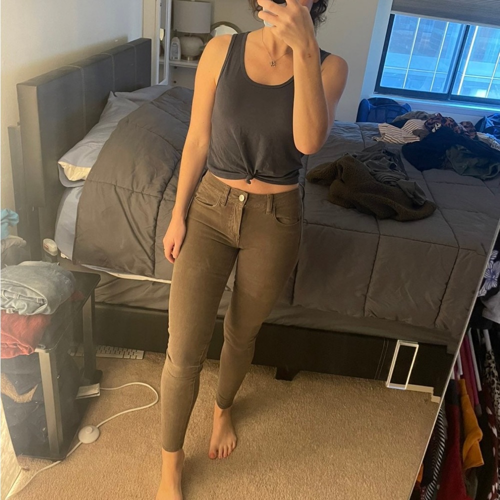 Grey AE jeggings